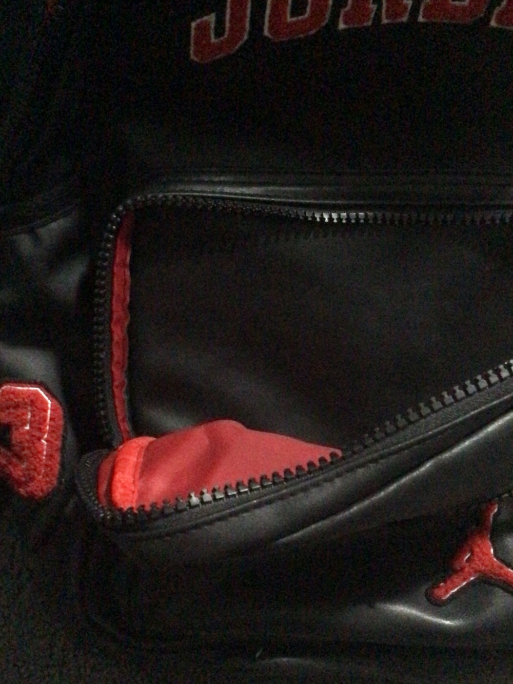 Jordan Black and Red Logo Backpack - Picture 14 of 16